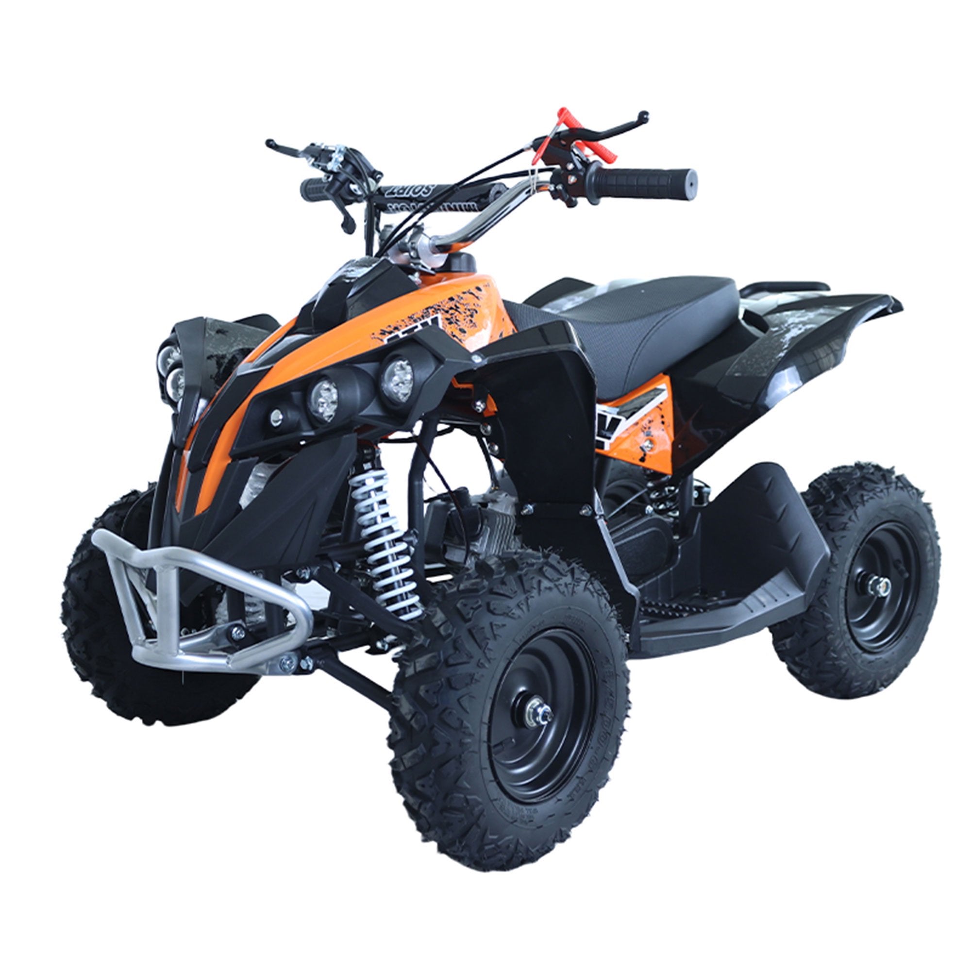 Epicord 49cc Kids ATV, Off-Road, Electric Start, Air-Cooled Gasoline, 1.5L Fuel, Orange, 1 Unit