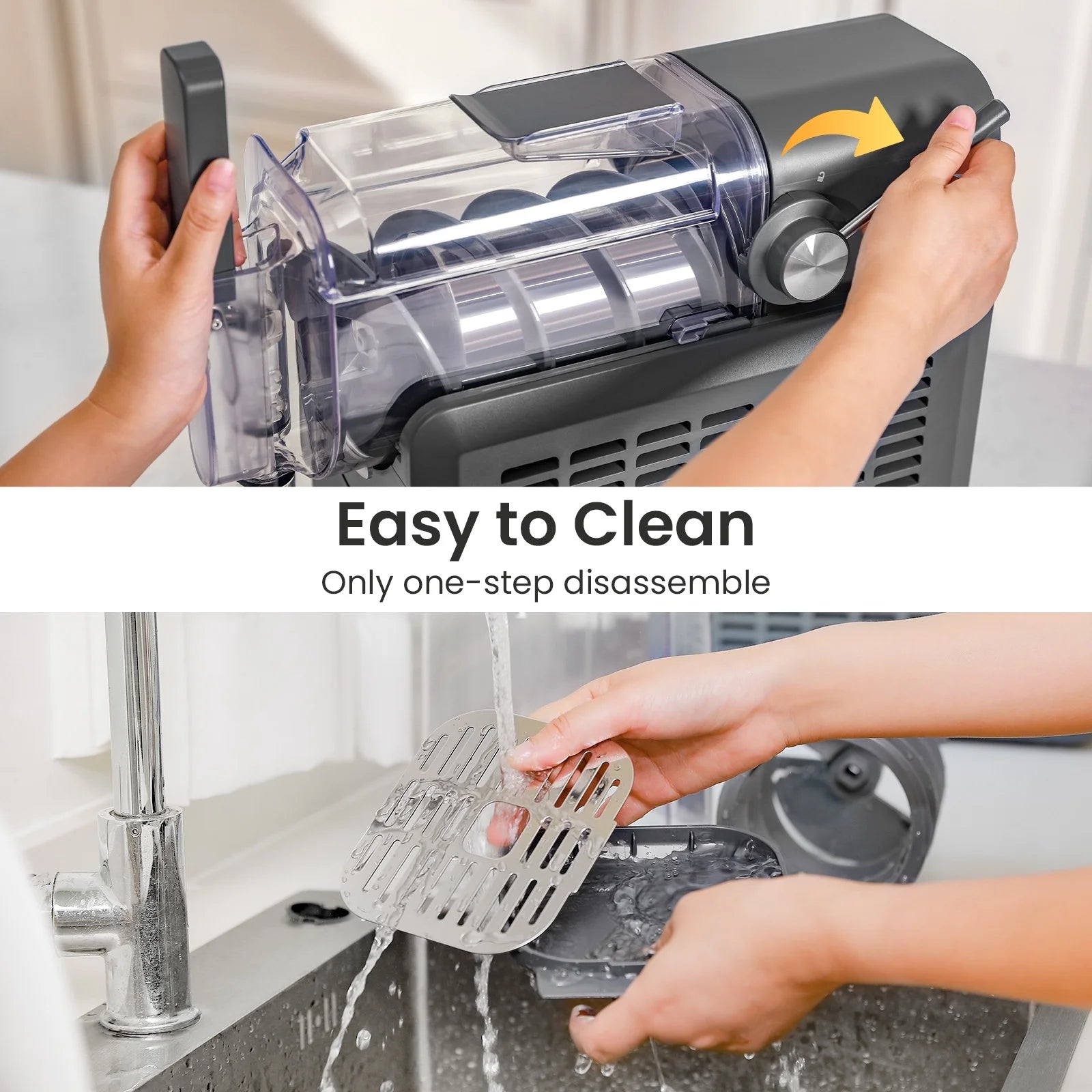 Slushie Machine, No Ice Needed, 72 oz INOVIVA Slushy Machine for Home with Self-Cleaning Function, Professional Frozen Drink Maker, 5 Preset Programs, Frozen Margaritas, Frappés, Milkshake, and More