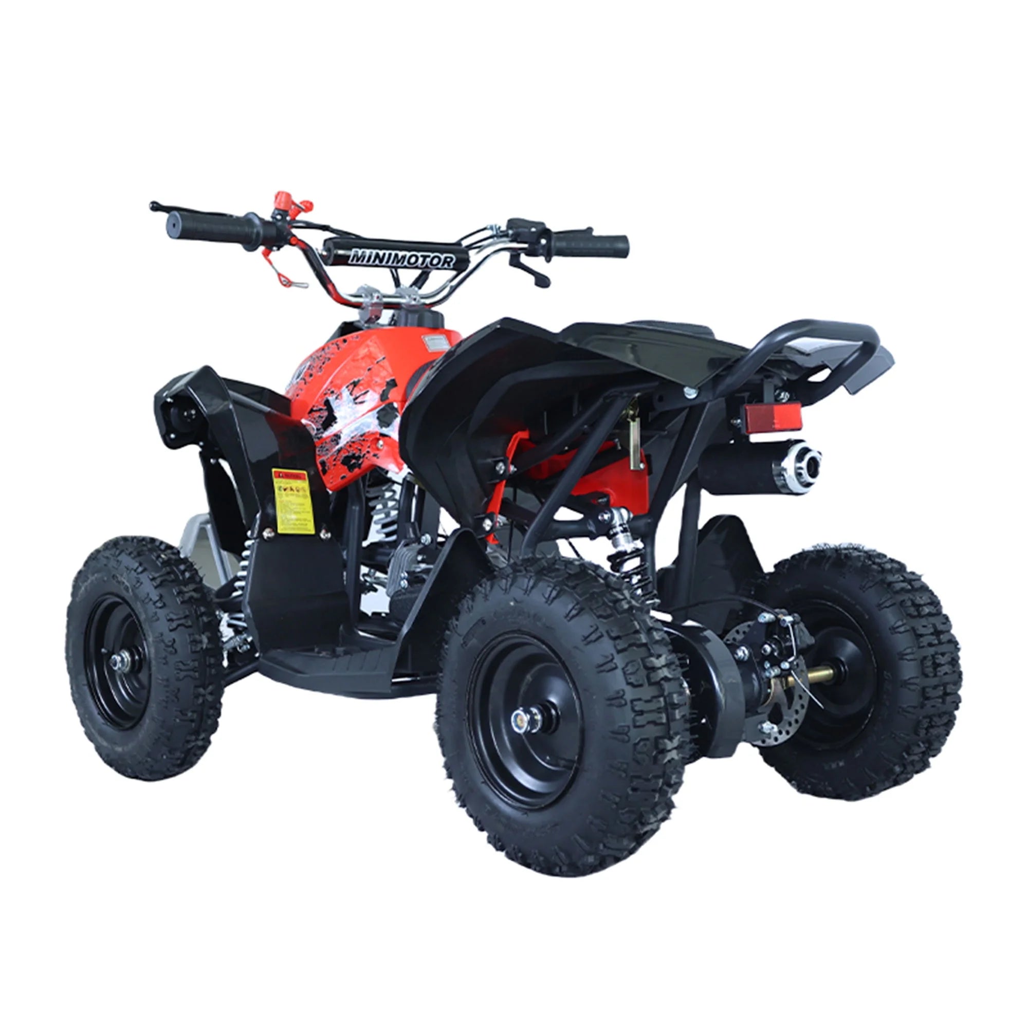 Epicord 49cc ATV for Kids,off Road Kids Electric Start Air-Cooled Gasoline,1.5L Fuel Capacity,Red