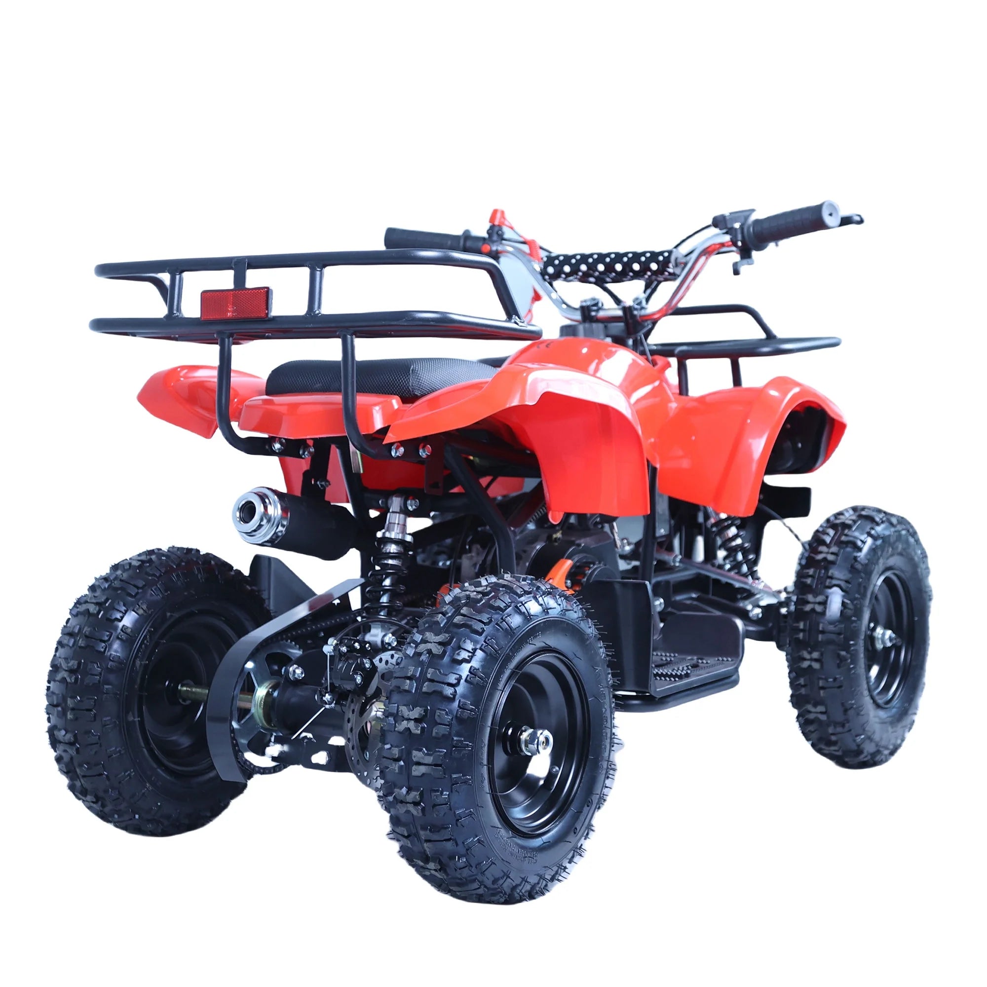 Epicord 49cc Kids ATV, 4-Wheel Off-Road, Single Cylinder, Air-Cooled Gasoline, Red, 1 Unit
