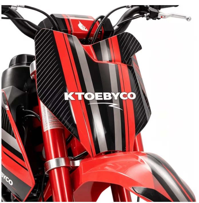 4-Stroke Dirt Bike,50cc Mini Motorcycle Max Speed 25 MPH, 165 lb Capacity with Shock Absorber & Dual Disc Brakes for Kids 13-17