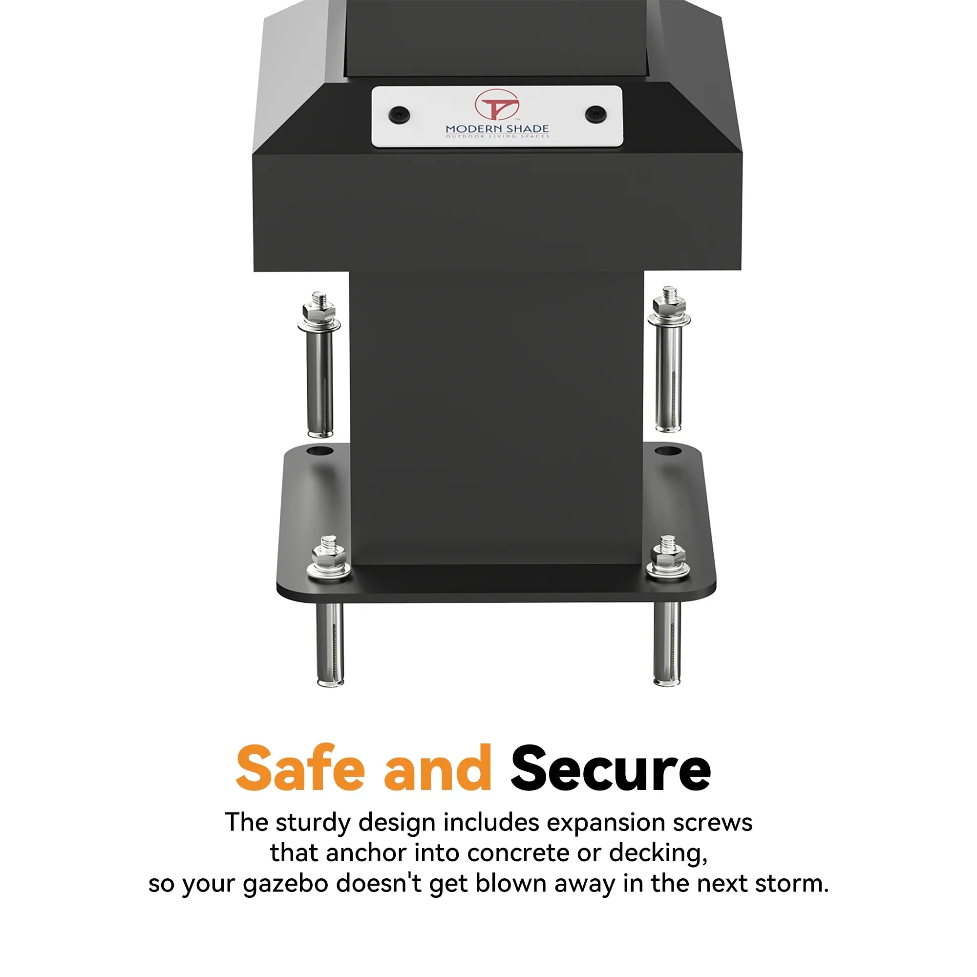 Modern Shade Permanent Hardtop Gazebo 12' x 16' with 4 LED Lights, Outdoor Gazebo with Double Roof, Aluminum Frame, Patio Gazebo with USB Charging Port Deck, Mosquito Netting and Curtains, Black