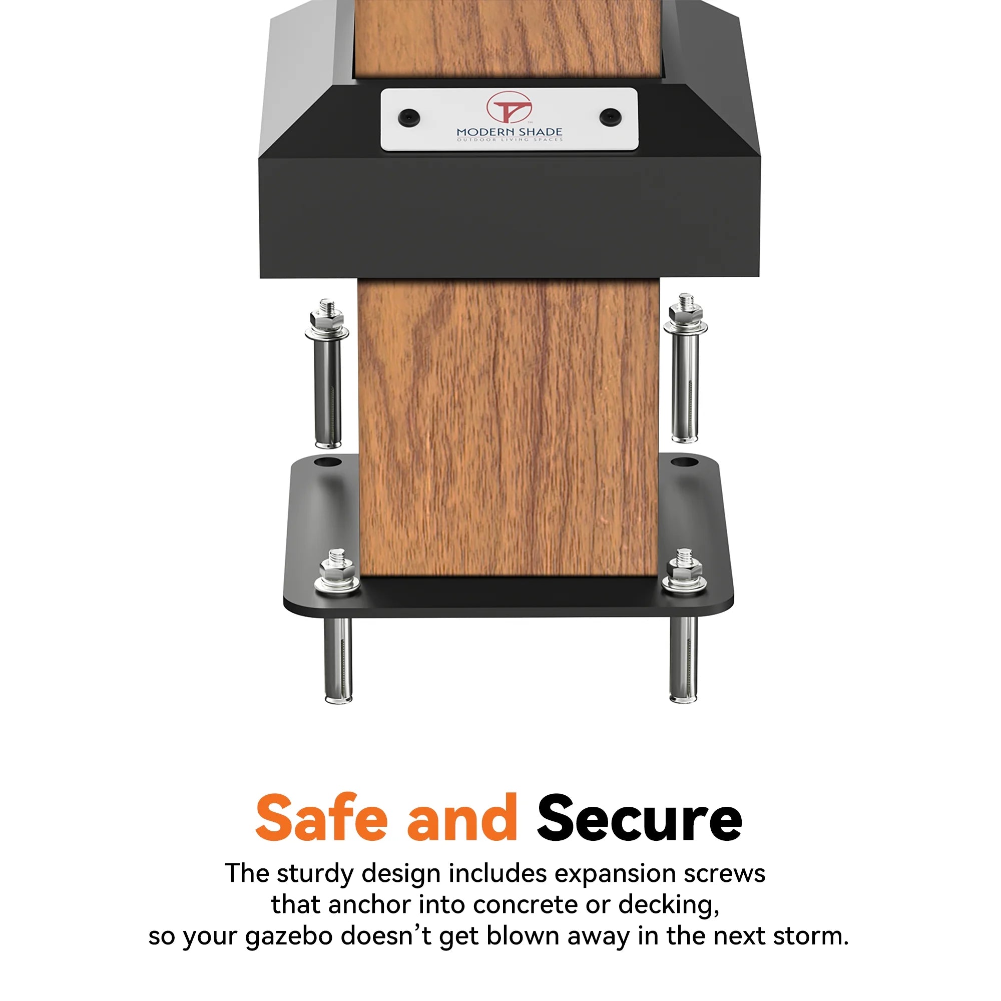 Modern Shade 12'x16' Hard Top Gazebo W/ Solar LED light