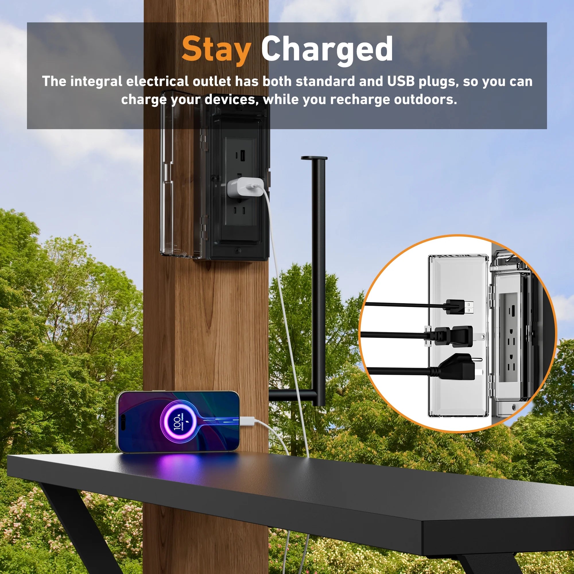 Modern Shade Woodberry 6'x12' Cedar Framed Hard Top Gazebo