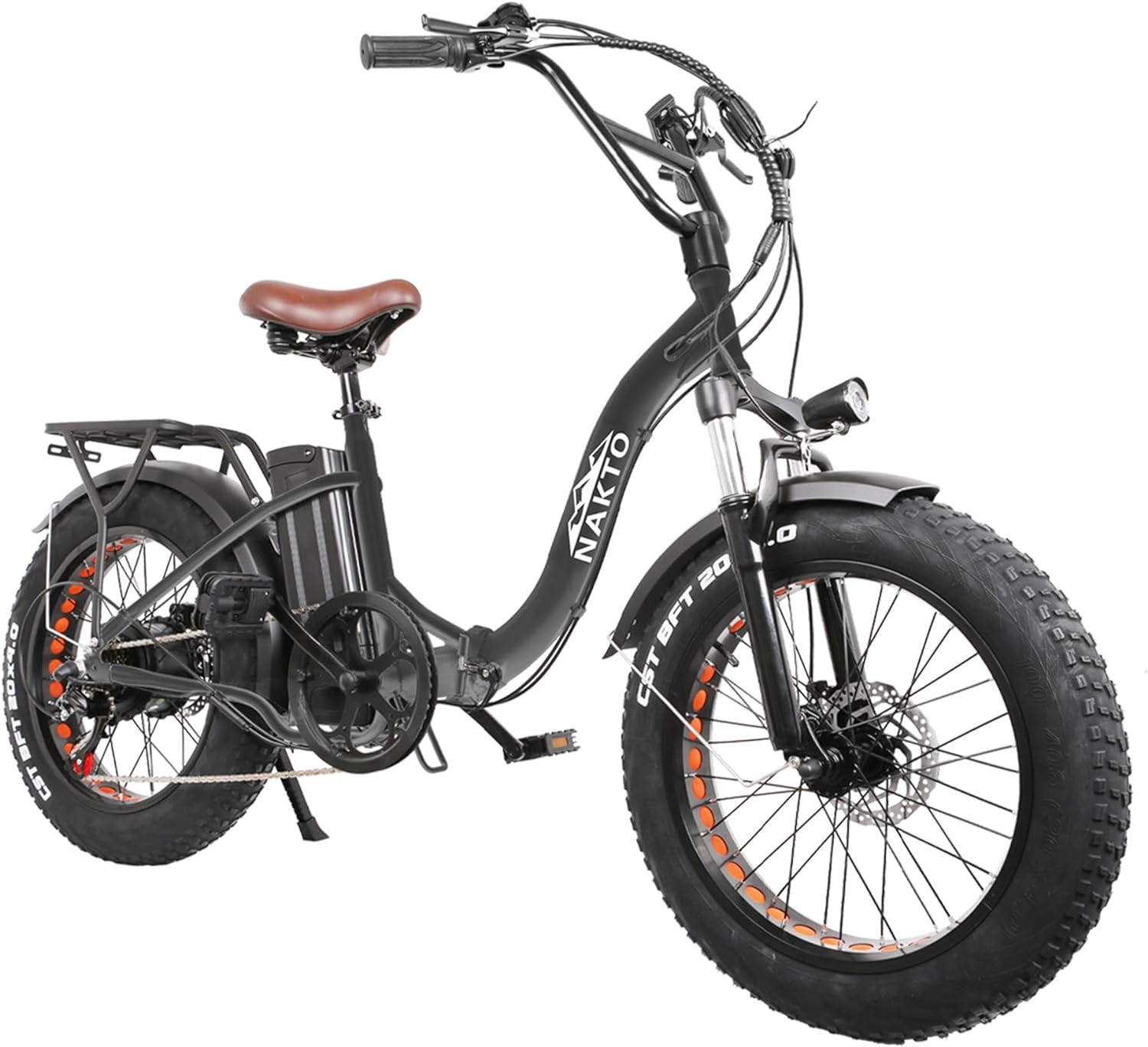 Electric Bike 19MPH Electric Bicycles for Adults Electric with 500W 48V/12Ah Removable Battery 20" x4.0 Fat Tire Electric Dirt Bike Commuter EBike for Adults Mountain City Electric Bicycle