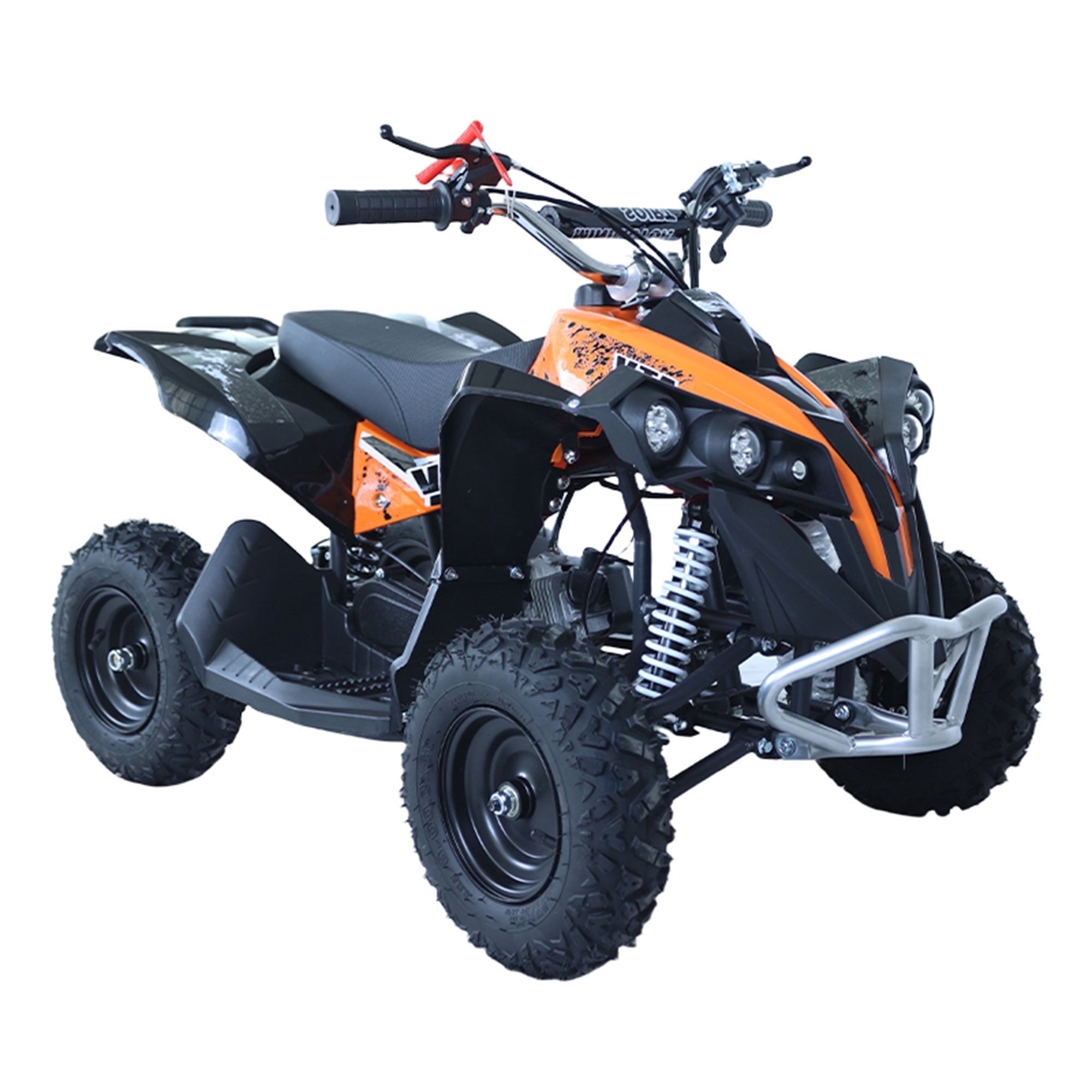 Epicord 49cc Kids ATV, Off-Road, Electric Start, Air-Cooled Gasoline, 1.5L Fuel, Orange, 1 Unit