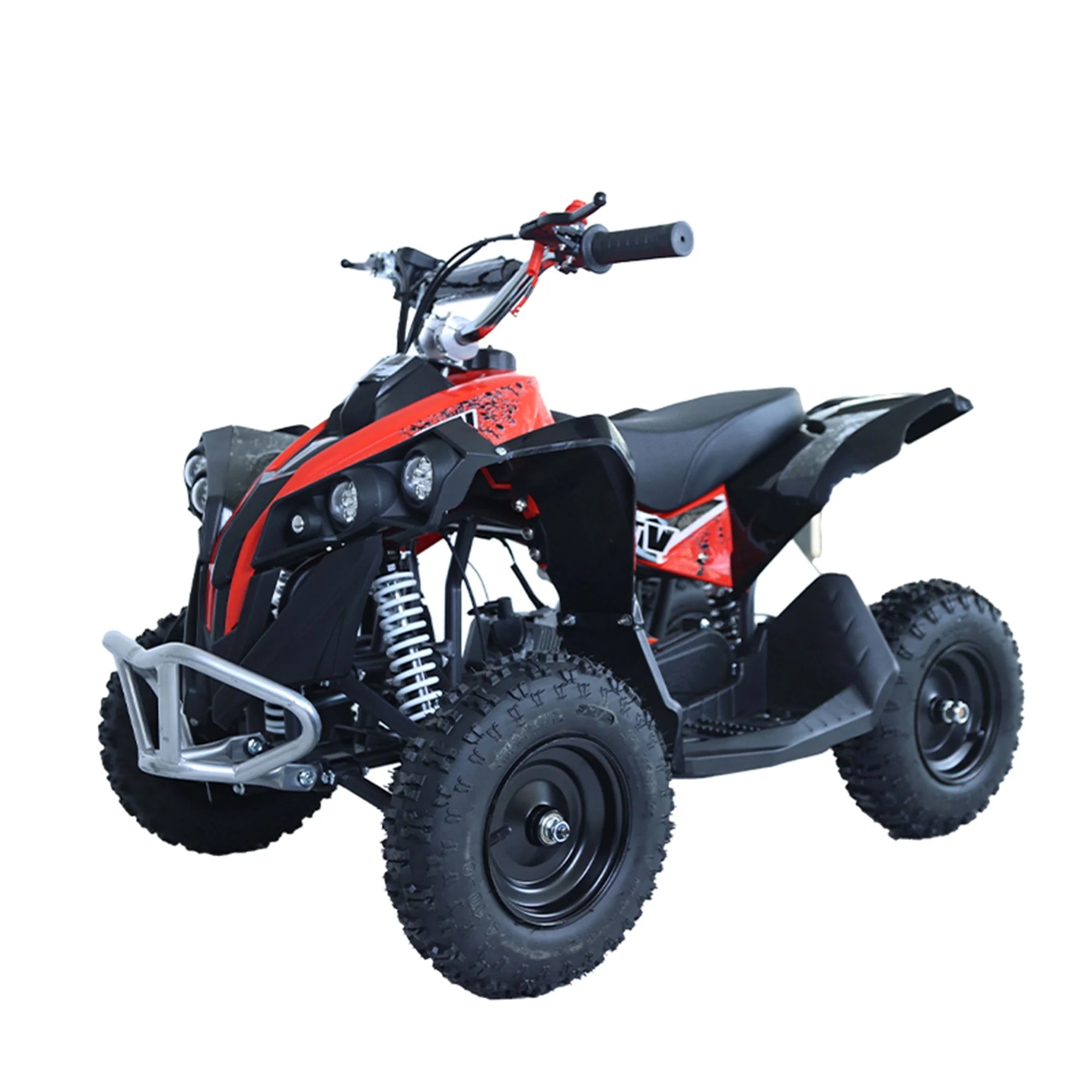 Epicord 49cc ATV for Kids,off Road Kids Electric Start Air-Cooled Gasoline,1.5L Fuel Capacity,Red