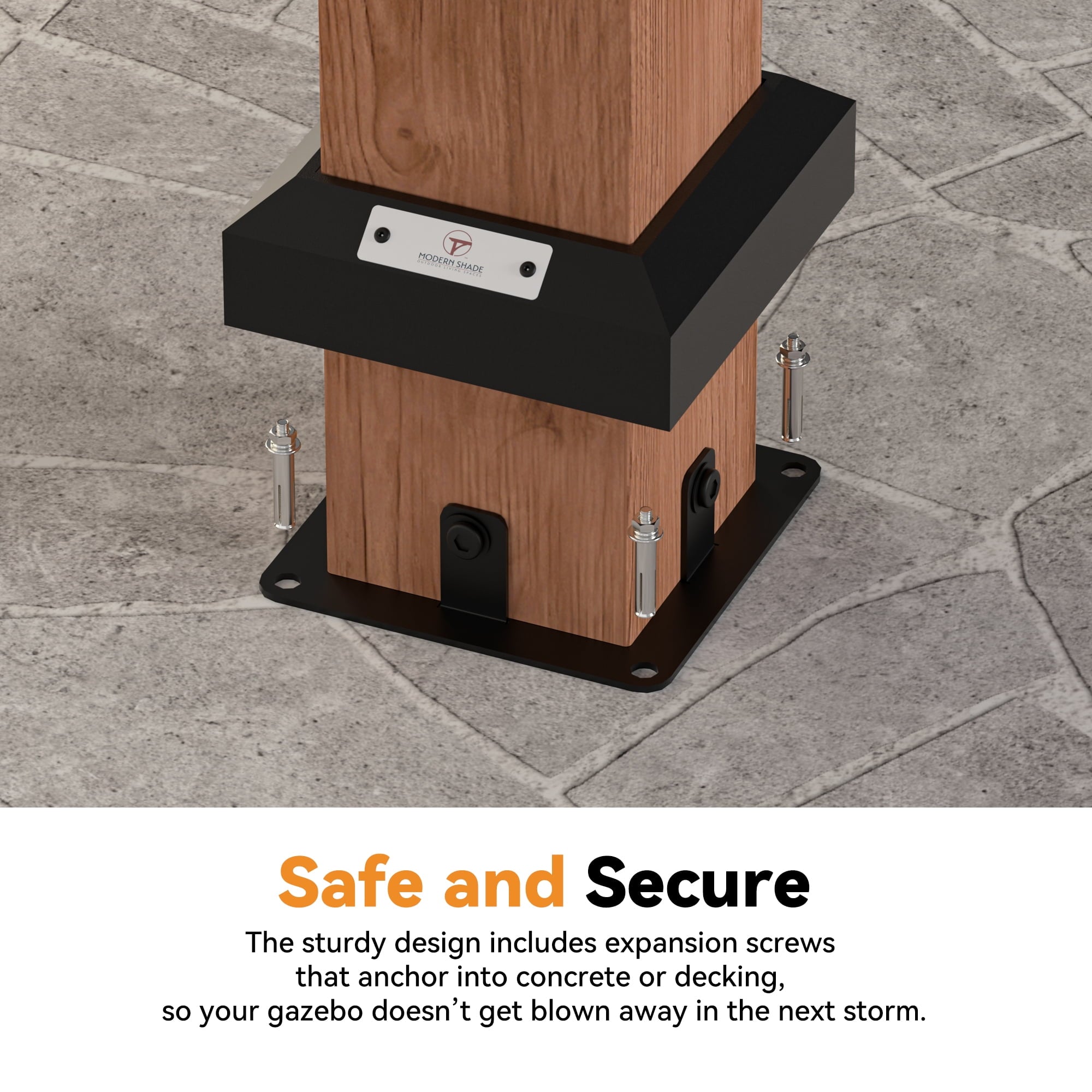 Modern Shade 12x20 Wood Gazebo,Cedar Framed Wooden Hard-Top Gazebo,Double Galvanized Steel Roof,with Mosquito Net