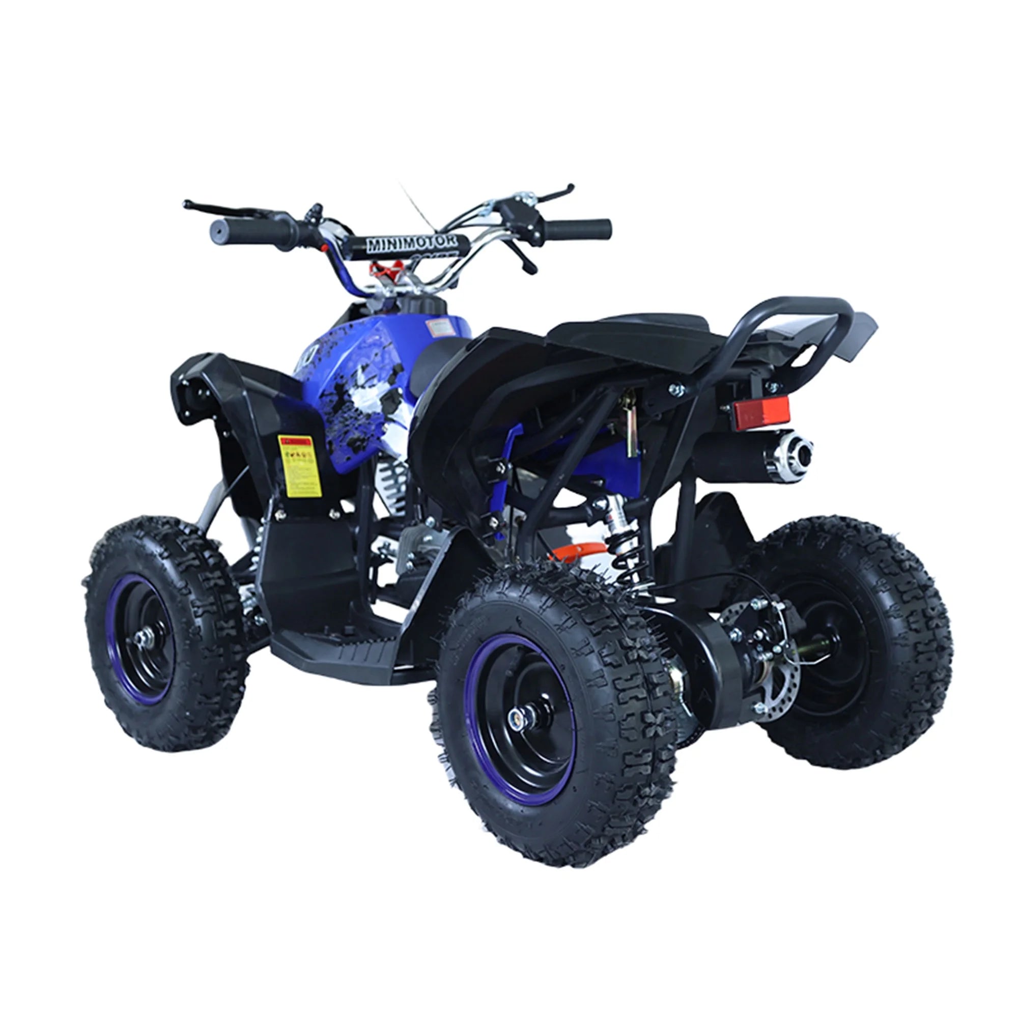 Epicord 49cc ATV for Kids,off Road Kids Electric Start Air-cooled Gasoline,1.5L Fuel Capacity,Blue