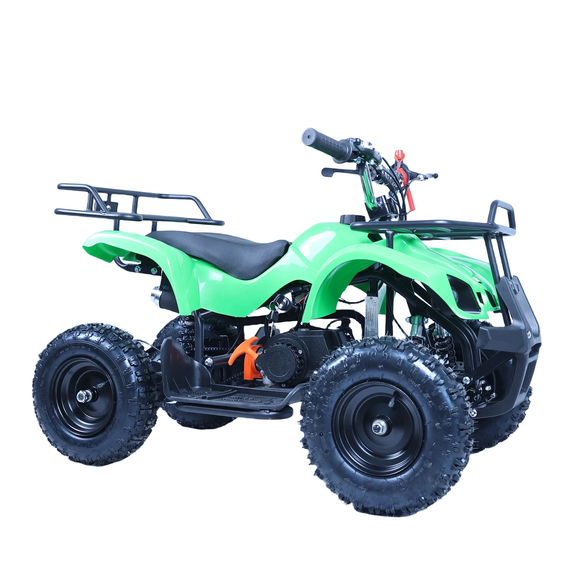 Epicord 49cc Kids ATV, 4-Wheel Off-Road, Single Cylinder, Air-Cooled Gasoline, Green, 1 Unit