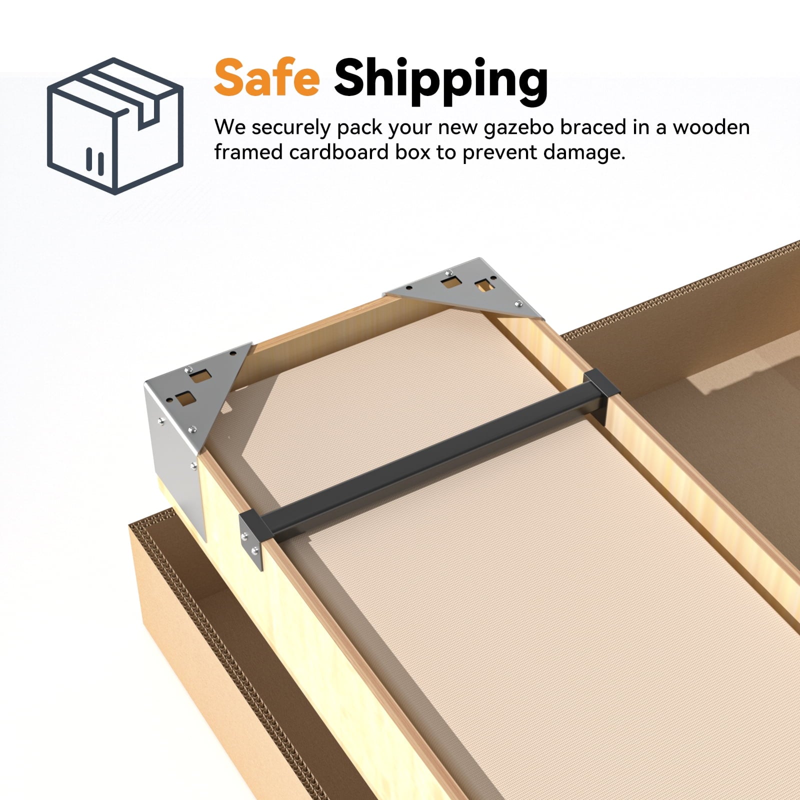 10’ x 10’ Hardtop Metal Gazebo with Modern Shade, Featuring 4 LED Lights, Outdoor Pavilion with Galvanized Steel Roof and Frame, Ideal Patio Gazebo for Backyard, Deck, Garden, and Lawn