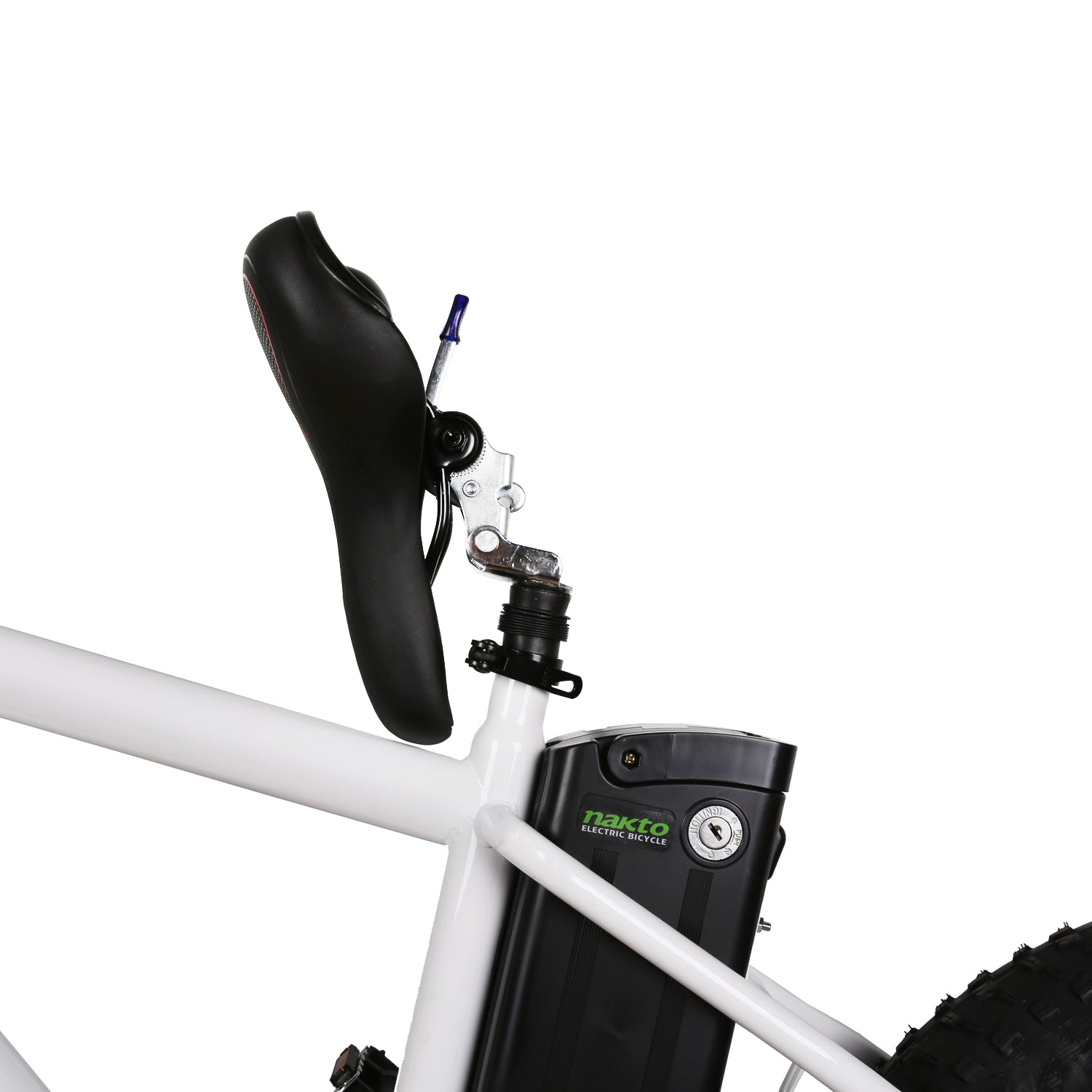 Ktoebyco Mini Cruiser Series Electric Bike: 20" Fat Tire Ebike, 500W Motor, Removable 36V/10AH Battery- White