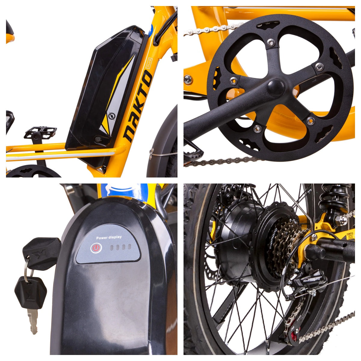 750W Peak Dual Motor Ebike for Adults, Max 50 MPH Fast Electric Mountain Bike, 48V 20AH Up to 60 Miles, Front Rear Turn Signal, Full Suspension 20" Fat Tire E-Bike for Off-Road Commuter