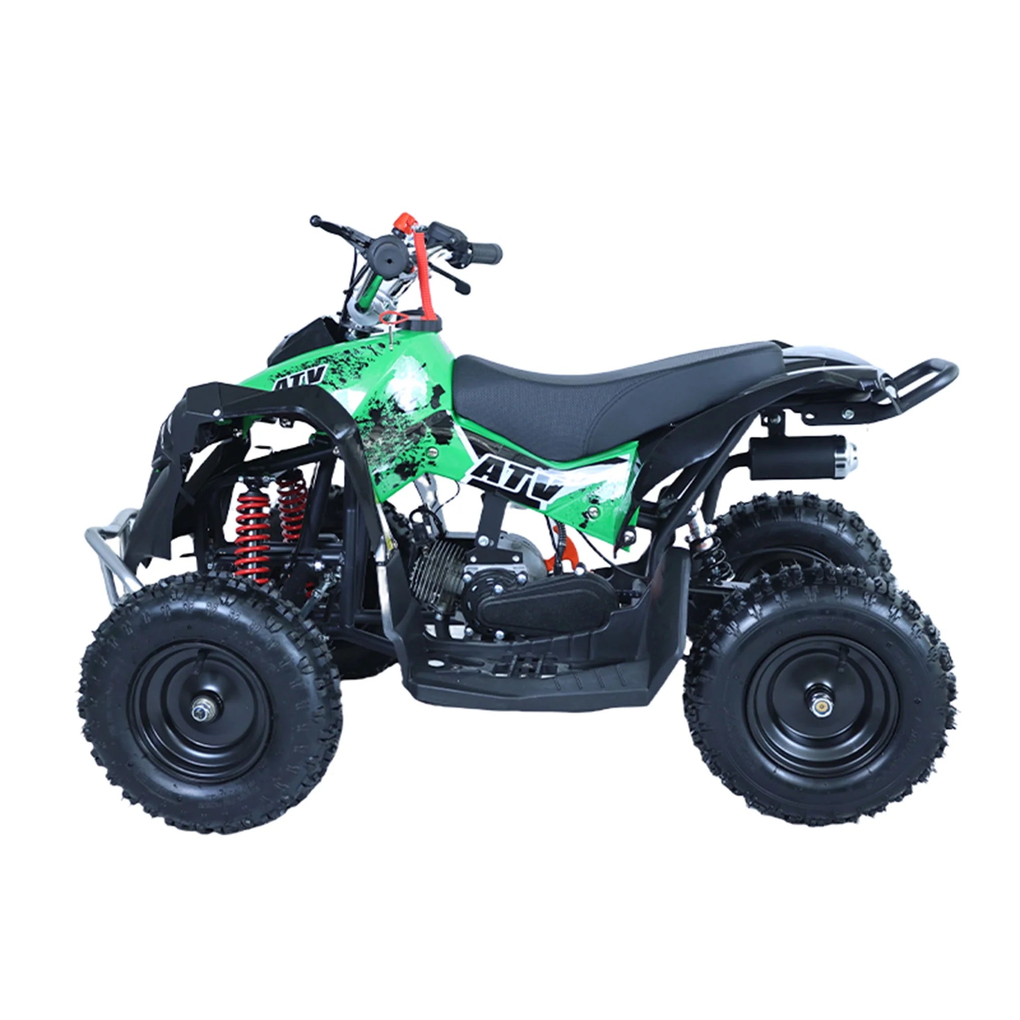 Epicord 49cc Kids ATV, Off-Road, Electric Start, Air-Cooled Gasoline, 1.5L Fuel, Green, 1 Unit
