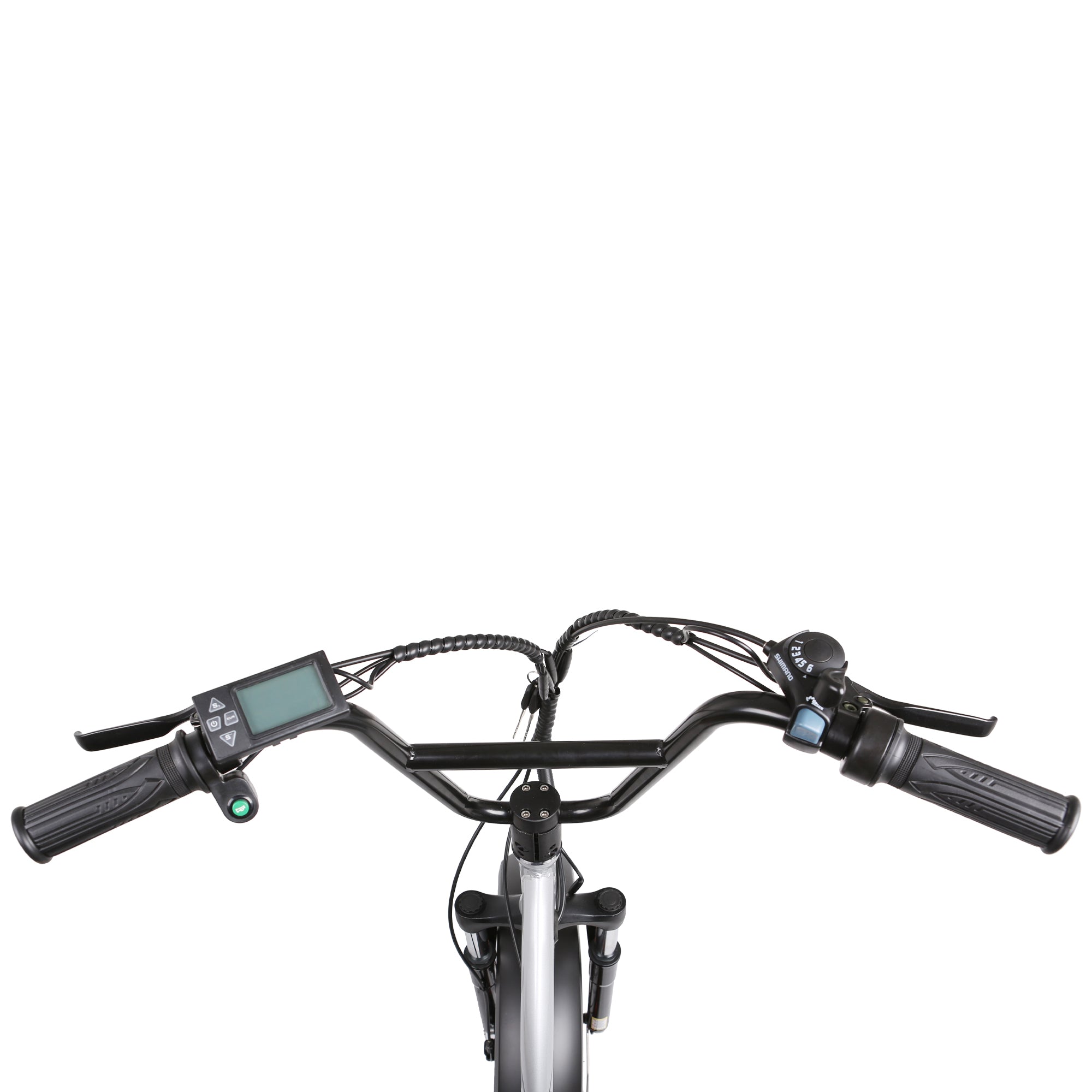 Ktoebyco Folding OX Series 20" 500W Foldable E-Bike - 6 Speed, 48V10A Battery, Silver