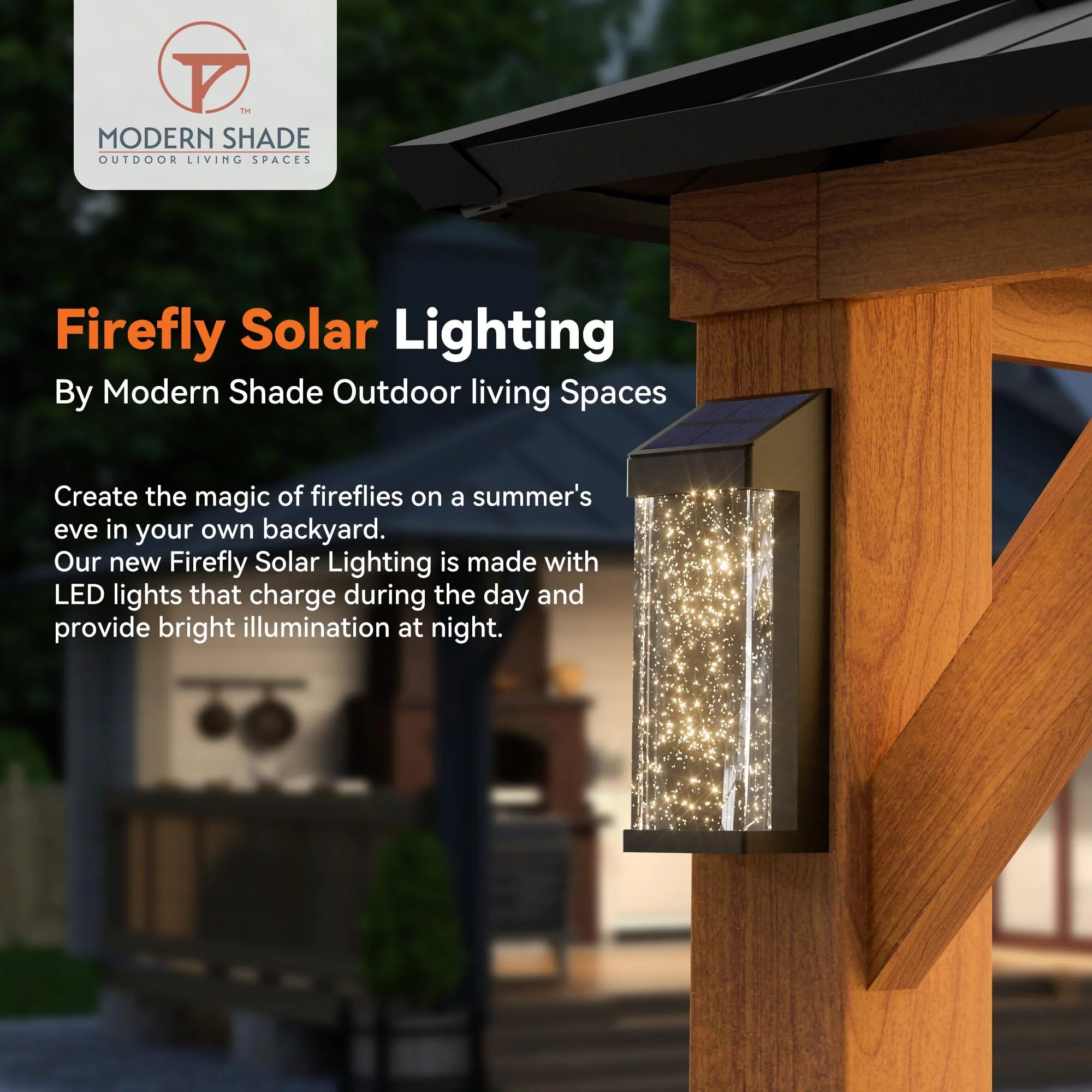 Modren Shape Horizon 12'x14' Hard Top Gazebo W/ Solar LED light