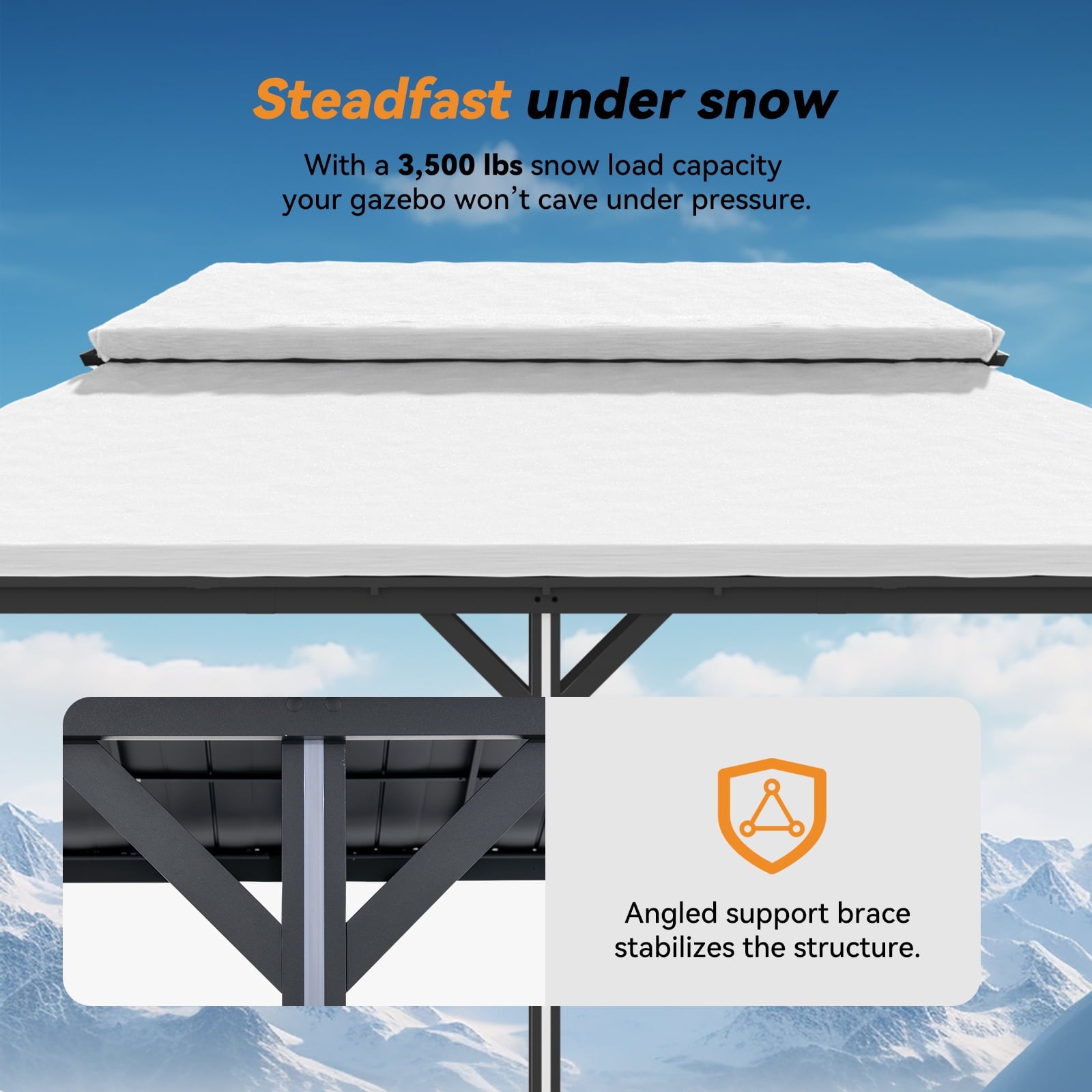 Modern Shade Hardtop Gazebo 12' x 20' Gazebo with 6 LED Lights, Outdoor Gazebo with Galvanized Steel Double Roof, Metal Gazebo with USB & USB-C Charging Port Deck, Netting and Curtains for Patios