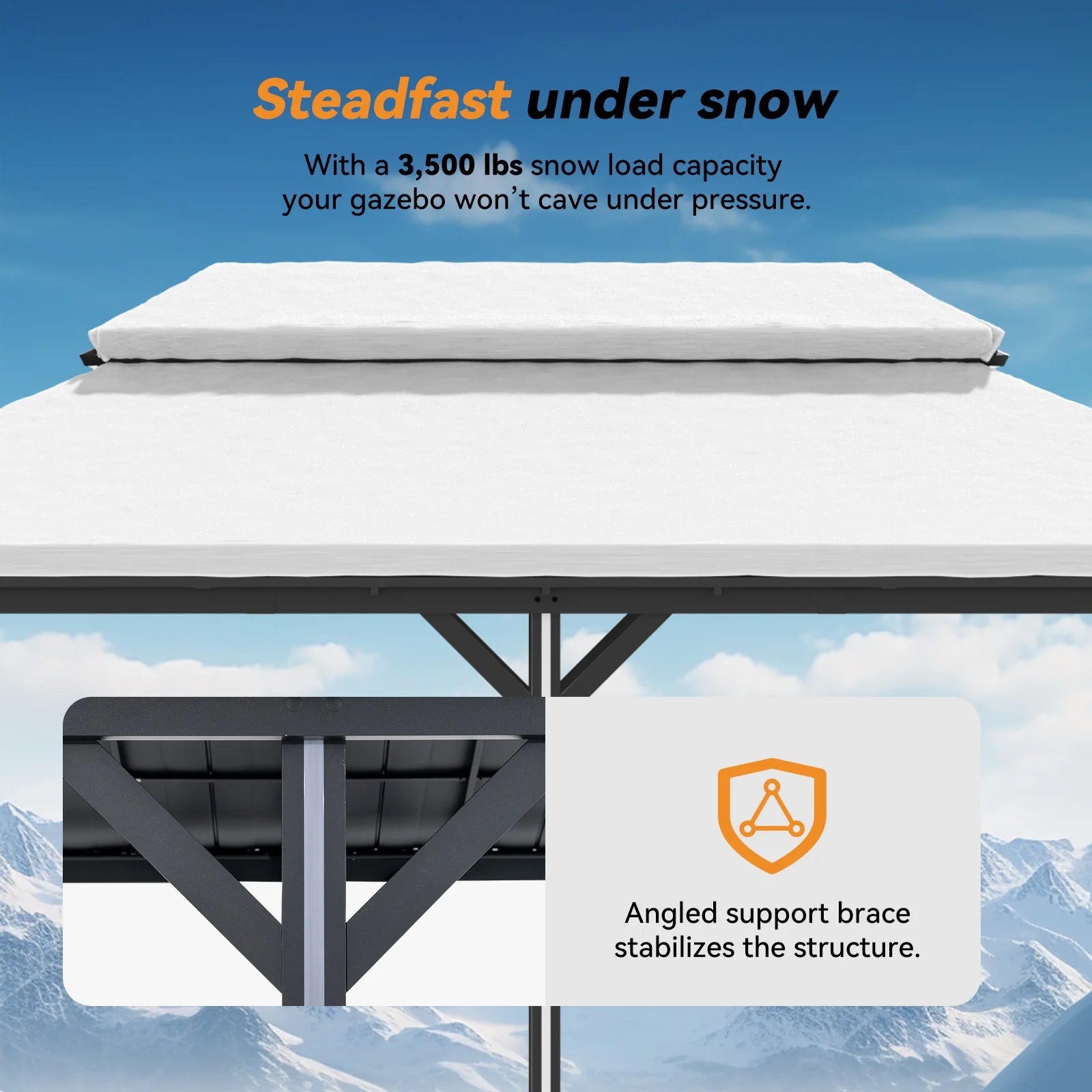 Modern Shade Hardtop Gazebo 12' x 20' Gazebo with 6 LED Lights, Outdoor Gazebo with Galvanized Steel Double Roof, Metal Gazebo with USB & USB-C Charging Port Deck, Netting and Curtains for Patios