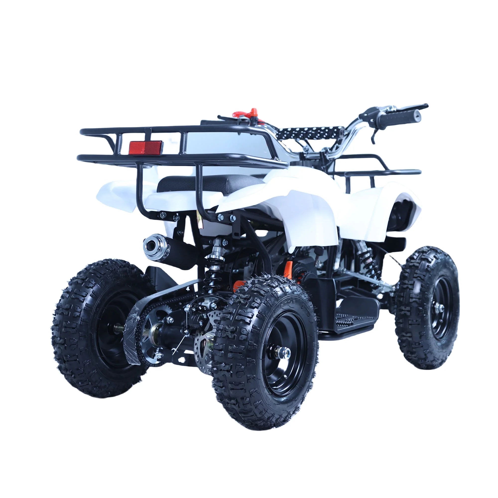 Epicord 49cc Kids ATV, 4-Wheel Off-Road, Single Cylinder, Air-Cooled Gasoline, White, 1 Unit