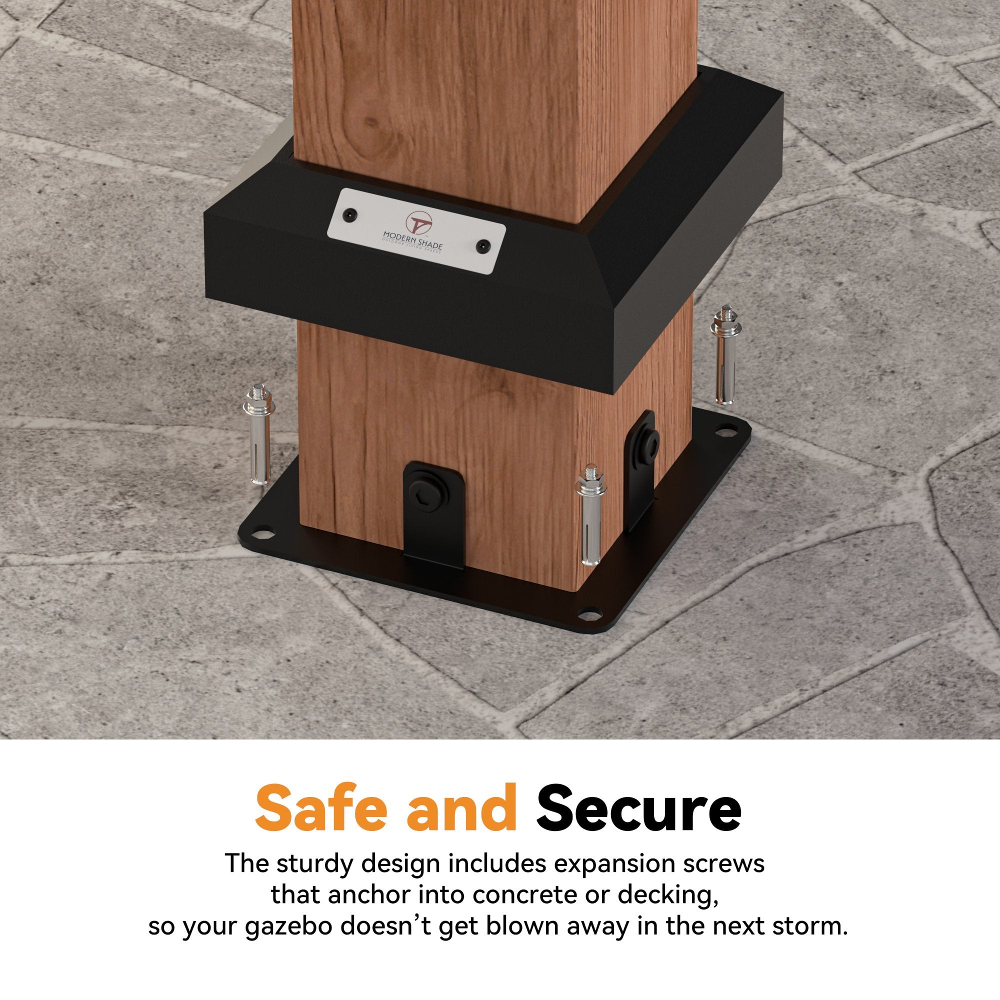Modern Shade 12x16Wood Gazebo,Permanent Hardtop Gazebo with Mosquito Net,with Galvanized Steel Roof Hardtop