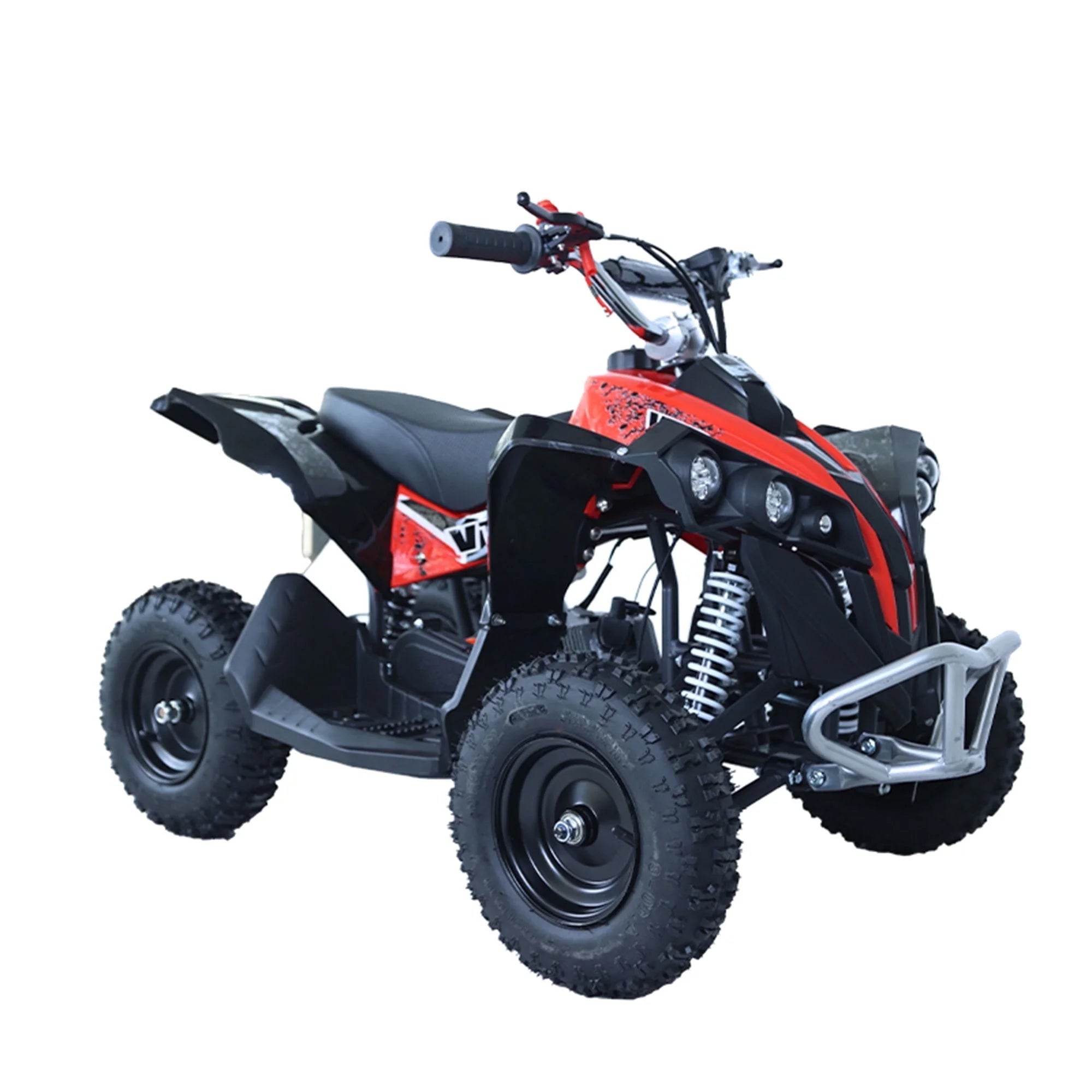 Epicord 49cc ATV for Kids,off Road Kids Electric Start Air-Cooled Gasoline,1.5L Fuel Capacity,Red