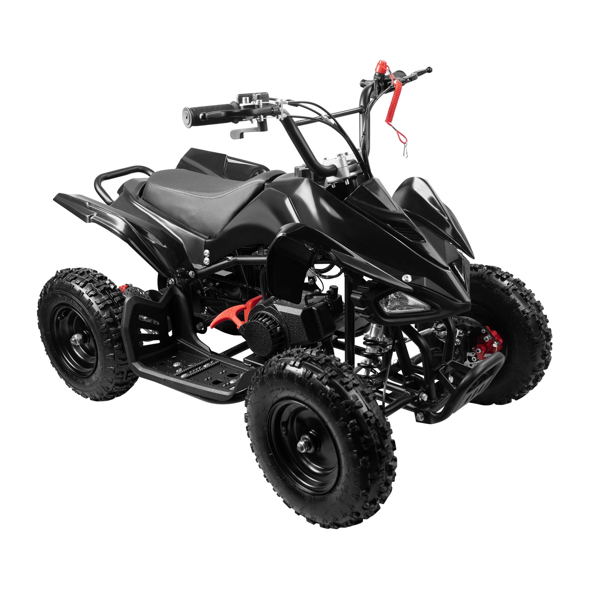 Gpower 49cc Mini Gas ATV for 5-13 Kids with 2-Stroke Engine,4-wheeler with Disc Brake,Pull Start,6" Wheels