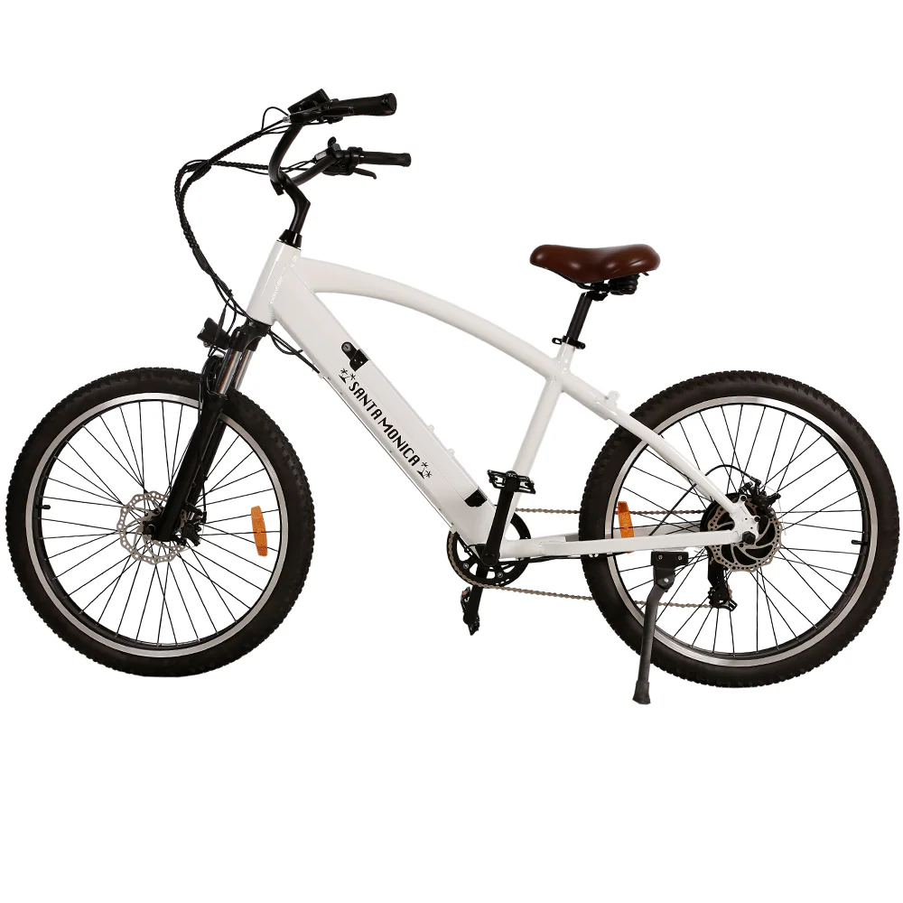 KTOEBYCO Electric City Commuter Bike for Adult 26",48V12A,Peak 750W,up to 60Mile 30MPH,Silver,UL2849