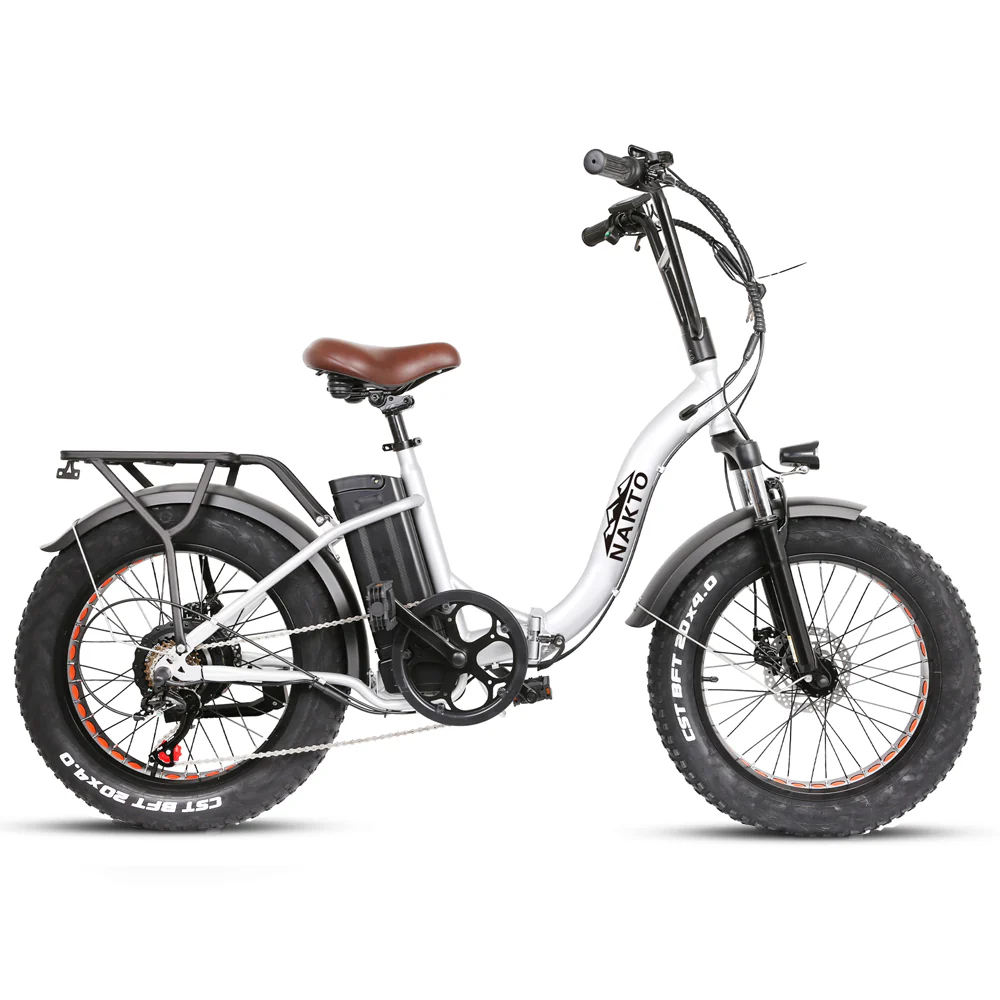 KTOEBYCO Foldable Electric Mountain Bike for Adult 20",Peak 1000W,Fat Tire,48V 12AH,UL2849