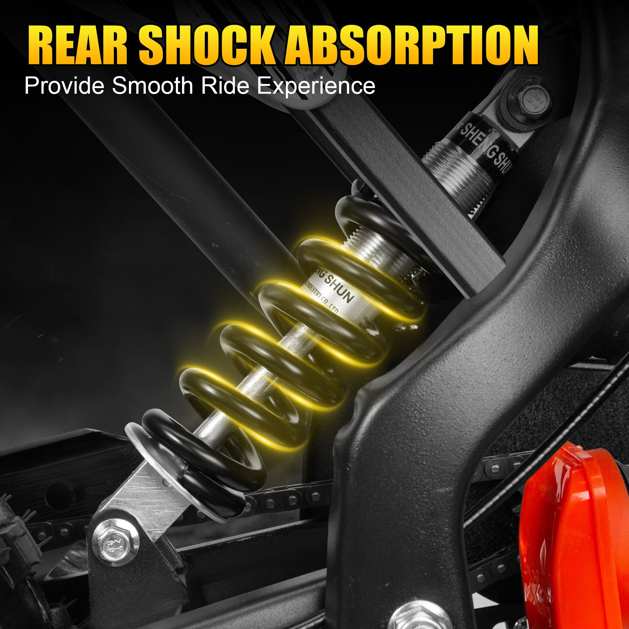 Gpower Gasoline 49cc Dirt Bike for Kids 6-15,2-Stroke off Road Motorized Dirt Bike,Yellow