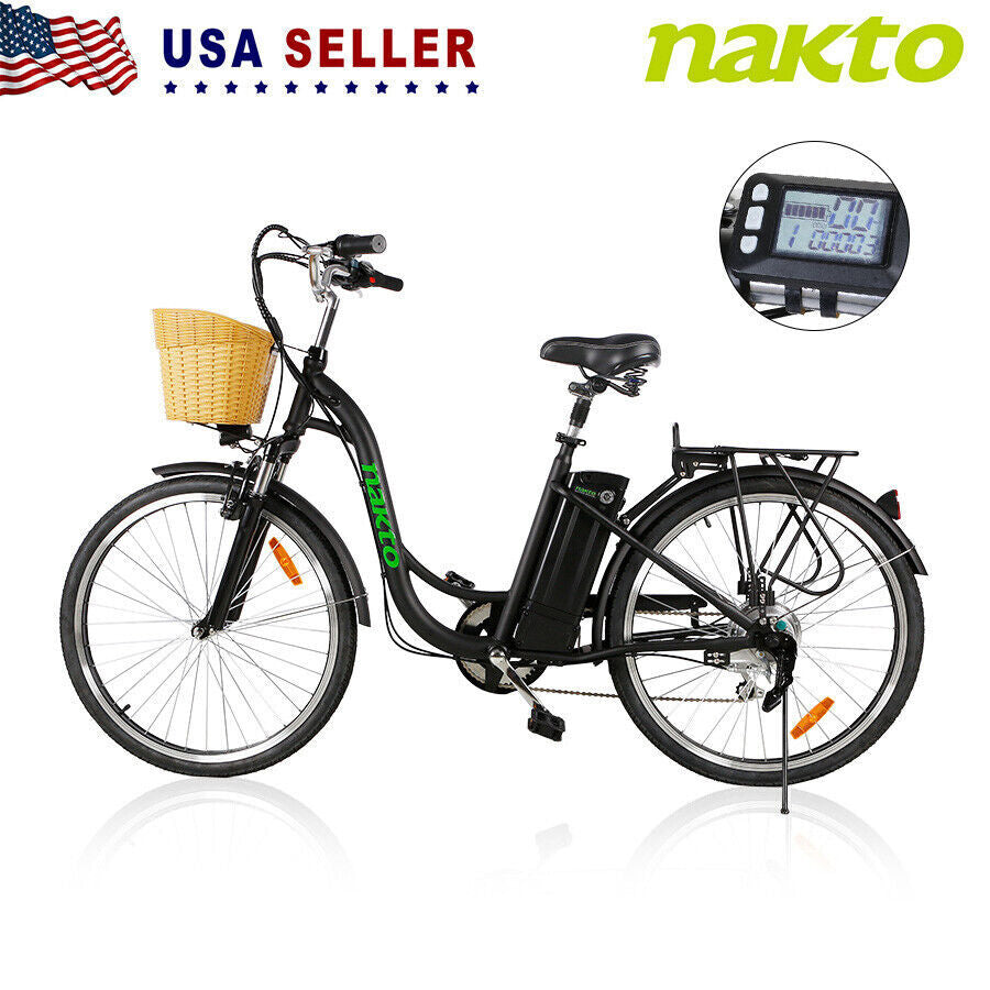 Ktoebyco Camel Series E-Bike V350W 26" for Adult - Shimano 6-Speed - 36V 10A Battery & LED Display