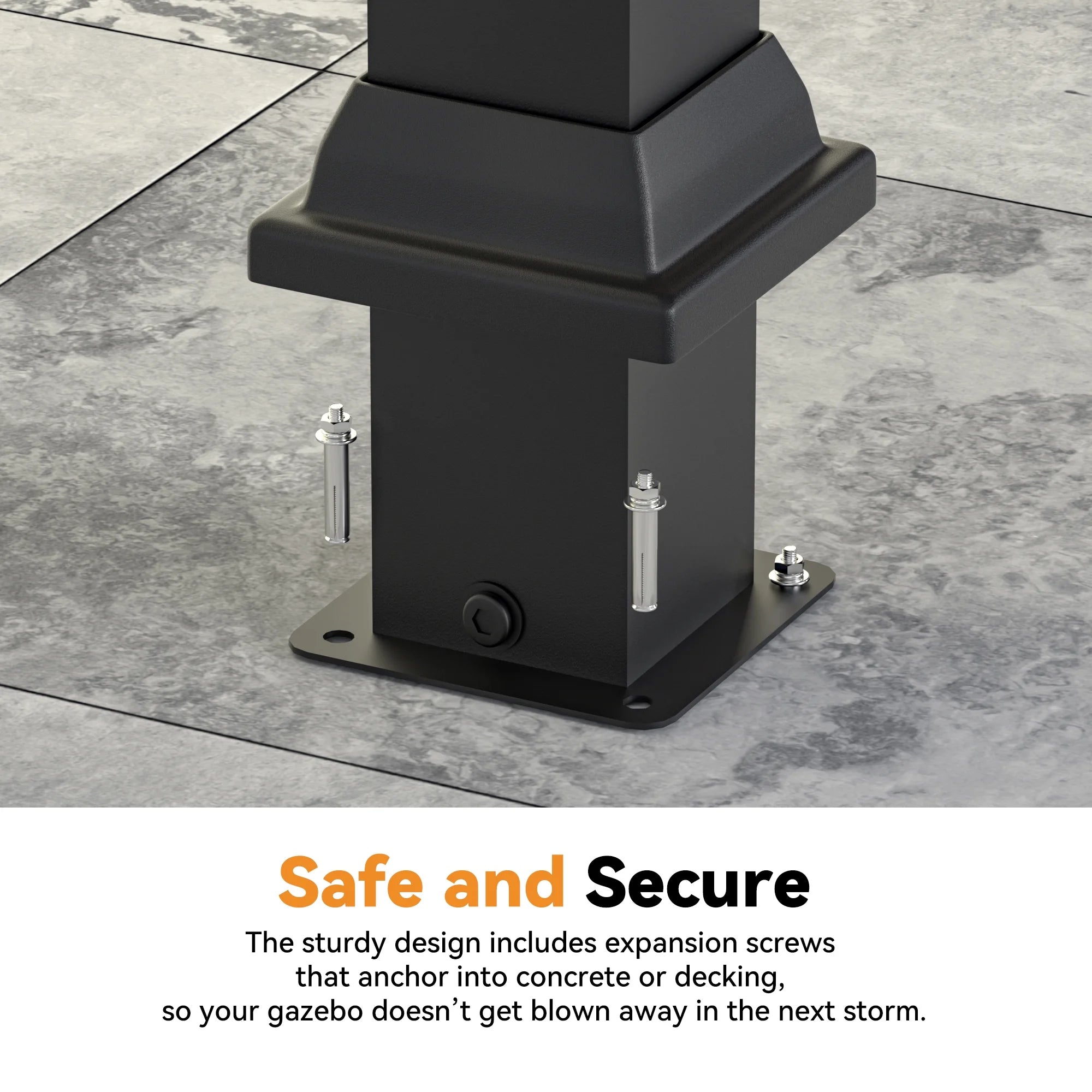 Modern Shade Horizon 10'x14' Hard Top Gazebo W/ Solar LED light