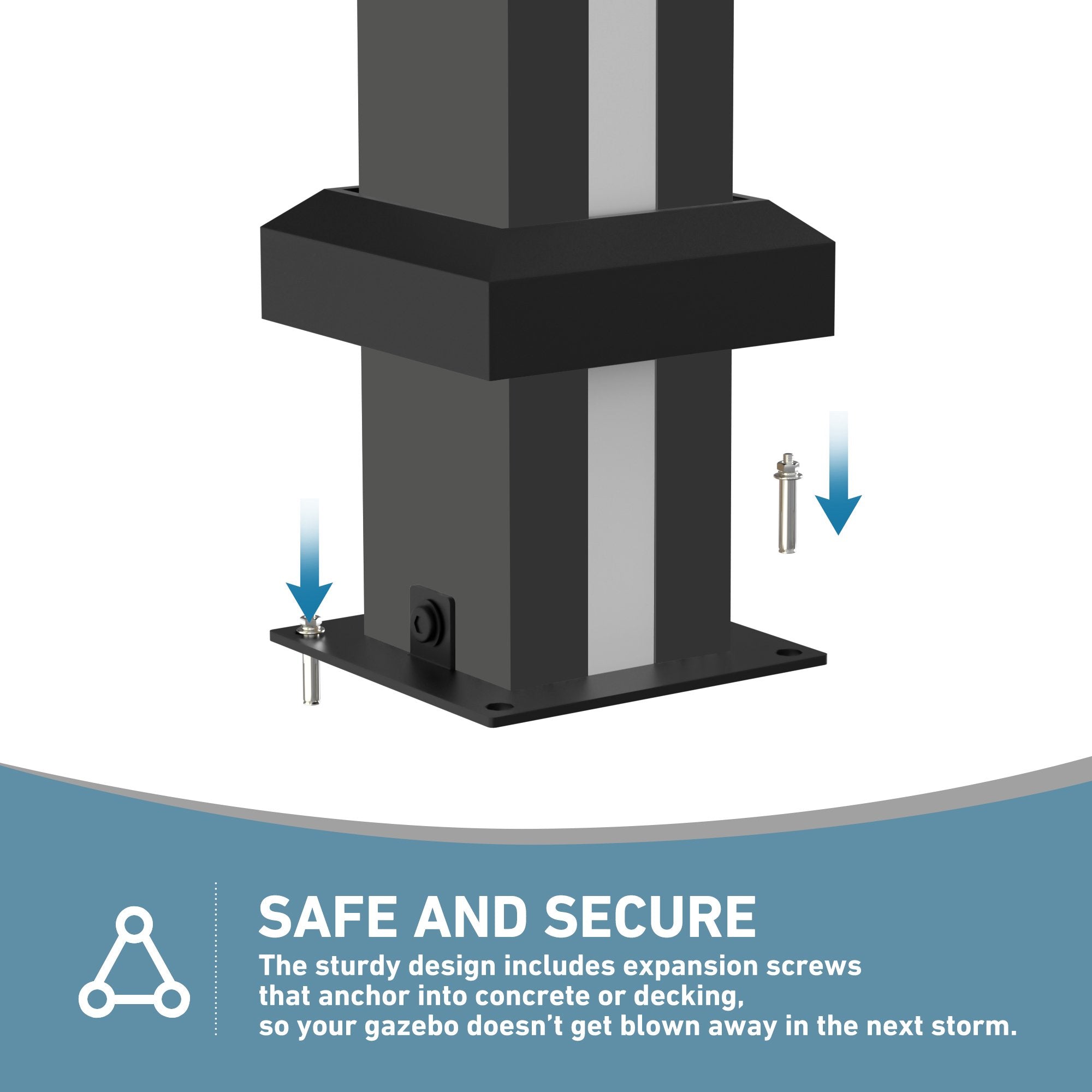 FONA 12'x14' Aluminum Hardtop Gazebo with LED Lights,Netting,Curtains & USB Port,Black