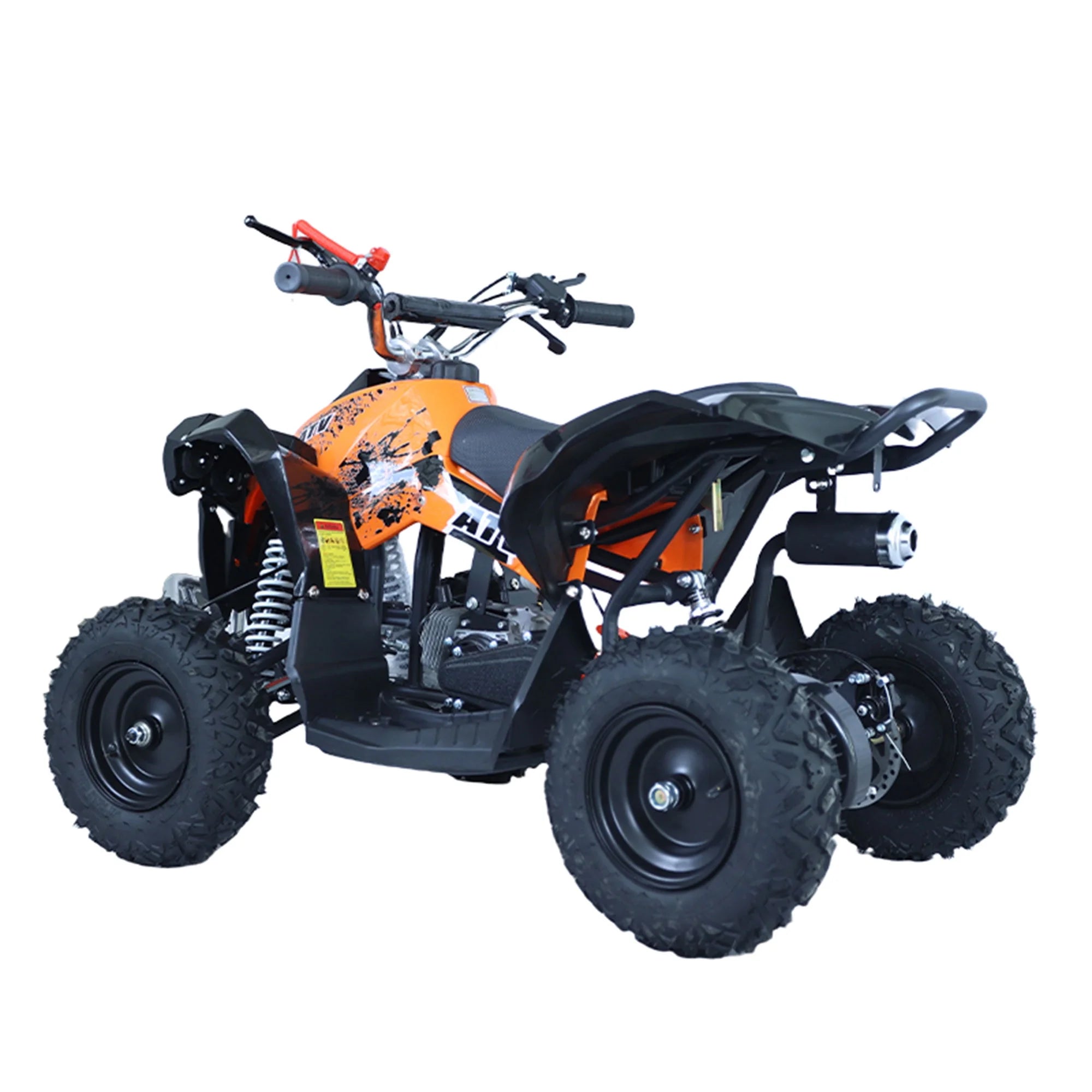 Epicord 49cc Kids ATV, Off-Road, Electric Start, Air-Cooled Gasoline, 1.5L Fuel, Orange, 1 Unit